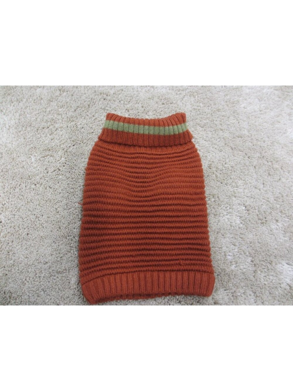 RUST COLORED DOG SWEATER SMALL